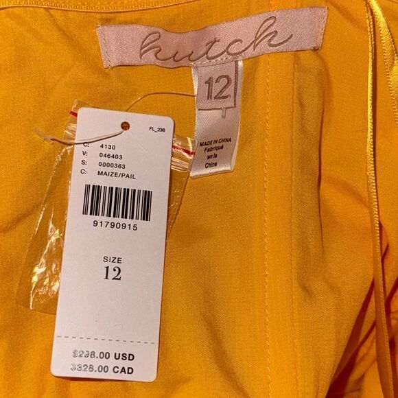 NWT HUTCH Anthropologie Floral Halter Maxi Dress Size 12 - Picture 14 of 15